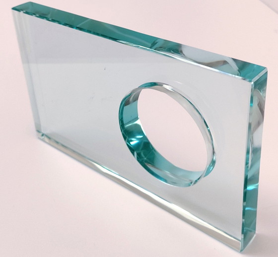 Image 1 of Glass Paperweight Italian Design