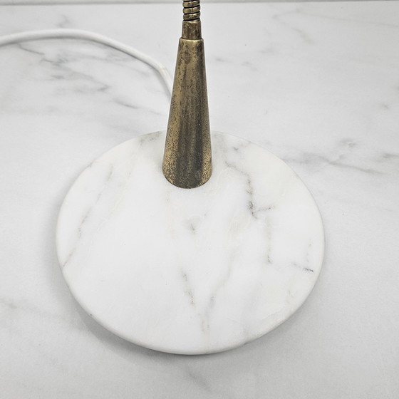 Image 1 of Table Lamp With Marble Foot By Oscar Torlasco, Italy 1955