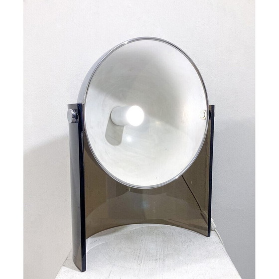 Image 1 of Coppia di lampade vintage in cromo e plexiglass, 1970