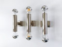 3 lampade da parete vintage Space Age