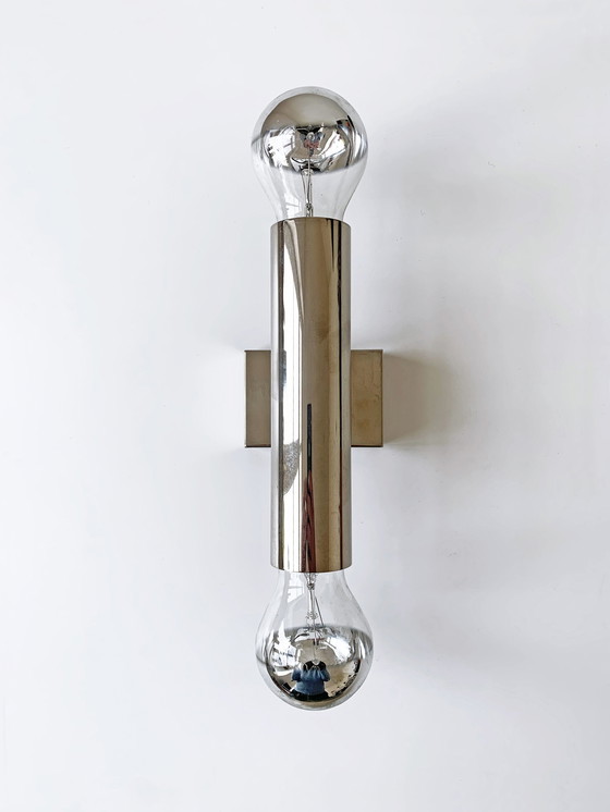 Image 1 of 3x Vintage Space Age wall lamps