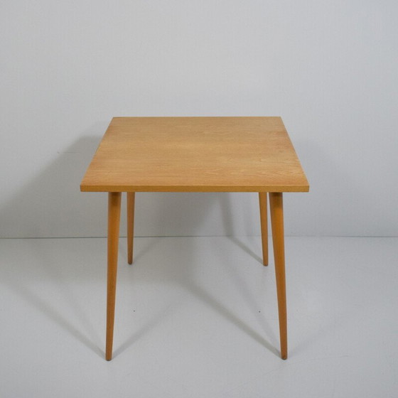 Image 1 of Vintage square wooden table by Otto Bretschneider K.G.1950
