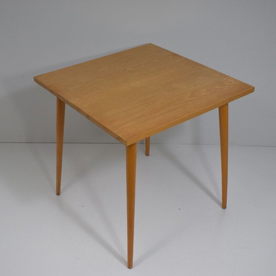 Image 1 of Vintage square wooden table by Otto Bretschneider K.G.1950