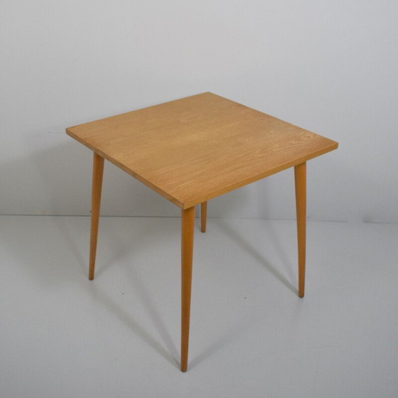 Image 1 of Vintage square wooden table by Otto Bretschneider K.G.1950
