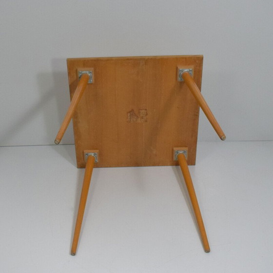 Image 1 of Vintage square wooden table by Otto Bretschneider K.G.1950