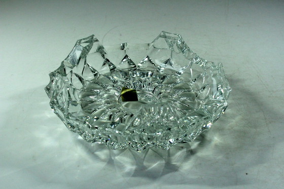 Image 1 of Cendrier en cristal de plomb modèle lourd