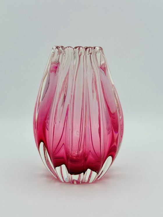 Image 1 of Flavio Poli Vase en verre de Murano modèle 12024