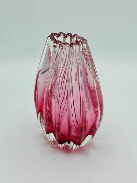 Image 1 of Flavio Poli Vase en verre de Murano modèle 12024