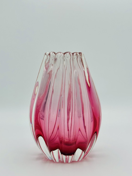 Image 1 of Flavio Poli Vase en verre de Murano modèle 12024