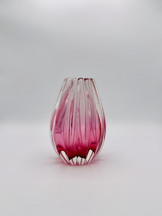 Image 1 of Flavio Poli Vase en verre de Murano modèle 12024