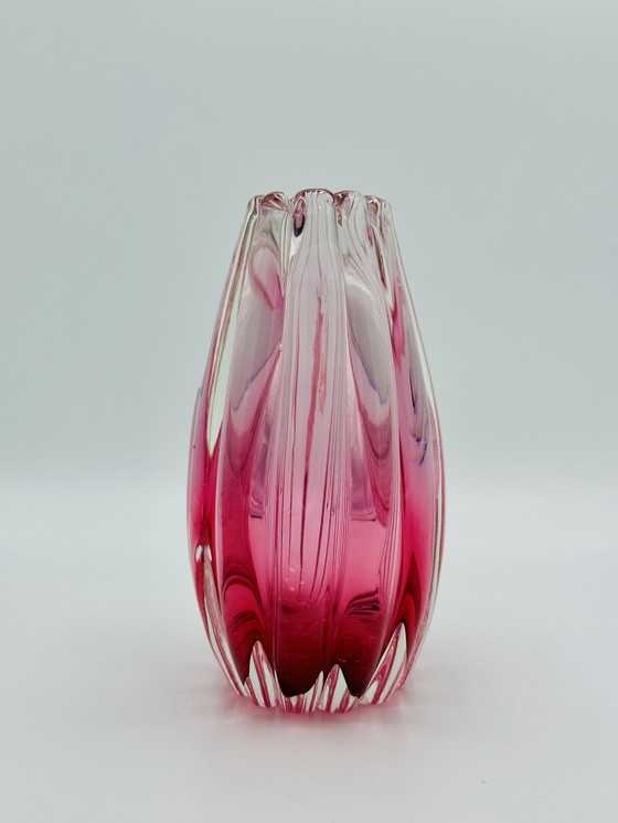 Image 1 of Flavio Poli Vase en verre de Murano modèle 12024