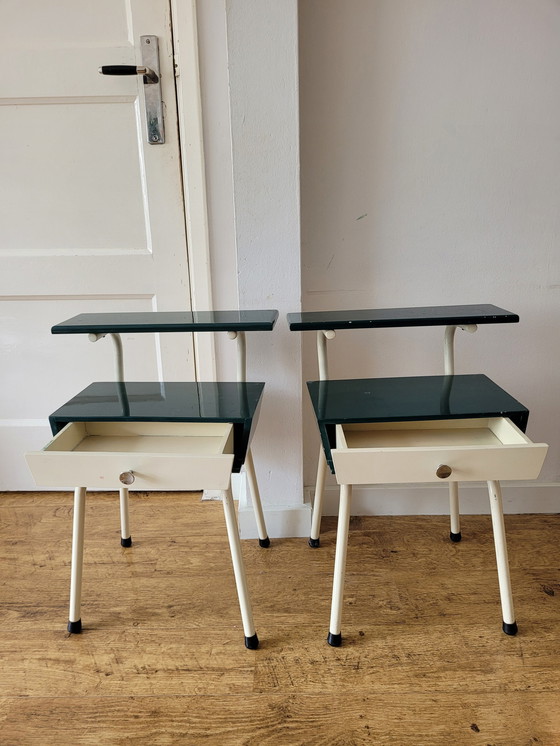 Image 1 of Meubles de chevet Auping Design par Wim Rietveld