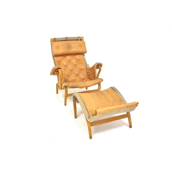 Image 1 of Vintage armchair "pernilla" by Bruno Mathsson for Karl Mathsson, Sweden 1960