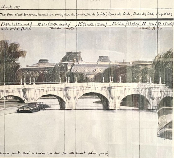 Image 1 of Christo Pont Neuf Poster