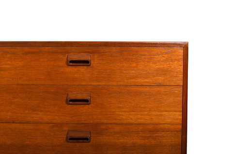 Sideboard or Double Dresser Set by Børge Mogensen for Søborg Møbelfabrik, 1950s, Set of 3