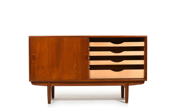 Image 1 of Buffet ou double commode par Børge Mogensen pour Søborg Møbelfabrik, 1950, Ensemble de 3