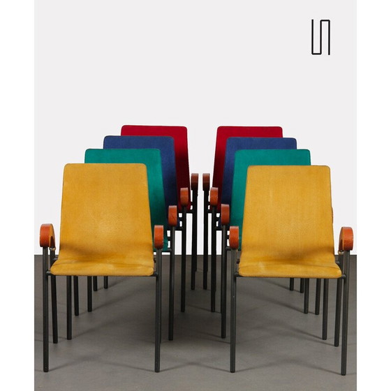 Image 1 of Set of 8 vintage Pigalle chairs by Caramia for Xo, 1990