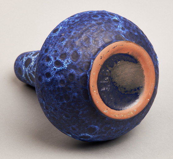 Image 1 of Blue Kreutz ceramic vase, Fat Lava