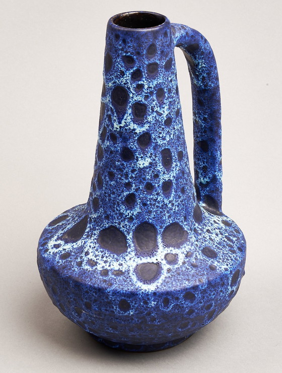 Image 1 of Blue Kreutz ceramic vase, Fat Lava