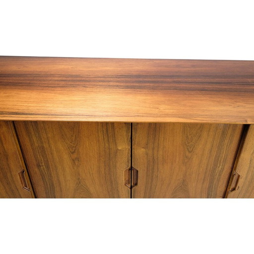 Vintage rosewood highboard, Denmark 1960s