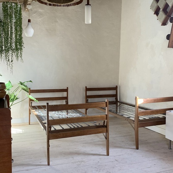 Image 1 of Vintage oakwood daybed, 1960s