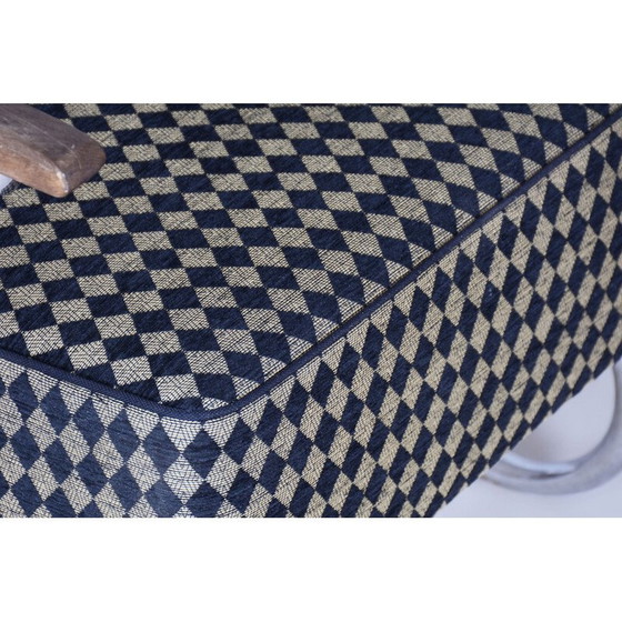 Image 1 of Pair of vintage Bauhaus armchairs in chrome steel by Vichr, Germany 1930