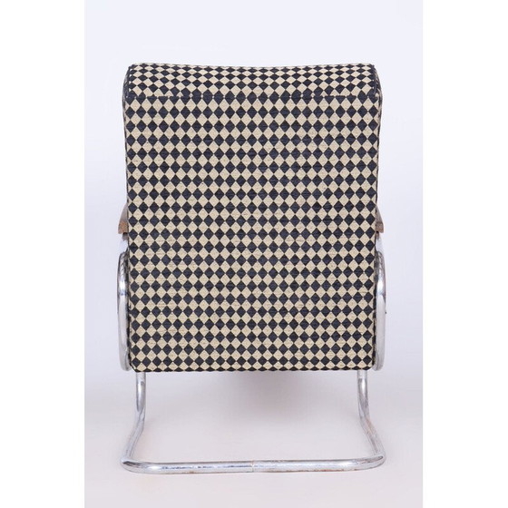 Image 1 of Pair of vintage Bauhaus armchairs in chrome steel by Vichr, Germany 1930