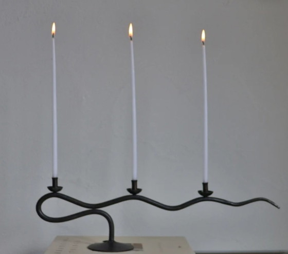 Image 1 of Hysteria steel candlestick