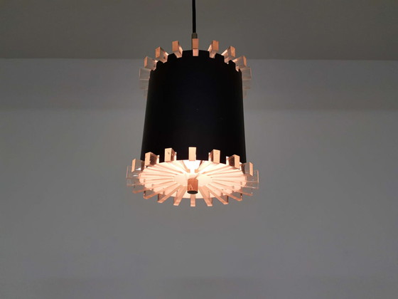 Image 1 of Small mid-century pendant light