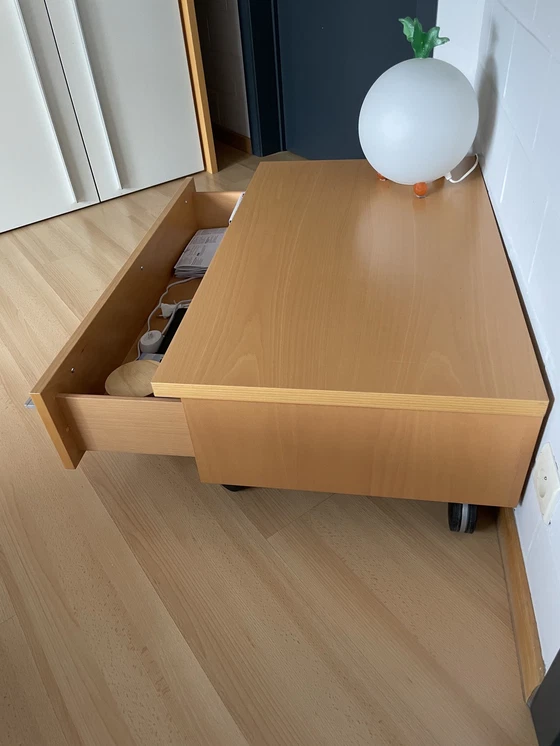 Image 1 of Interlübke nightstand on wheels