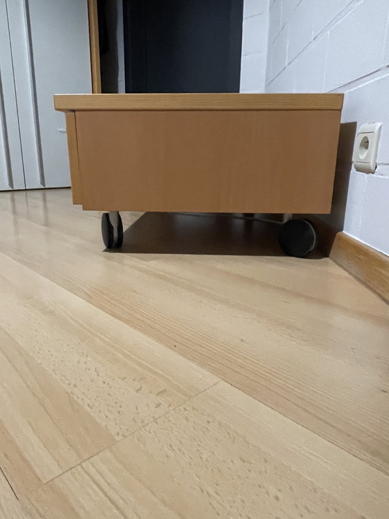 Image 1 of Interlübke nightstand on wheels