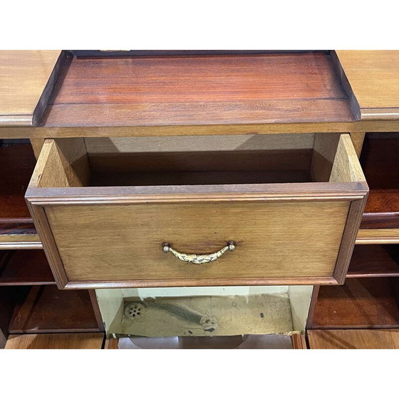 Image 1 of Vintage mahogany ship's cabin furniture, 1930