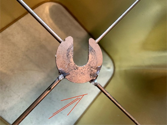 Image 1 of Lampada a forma di fiore in ottone Hollywood Regency