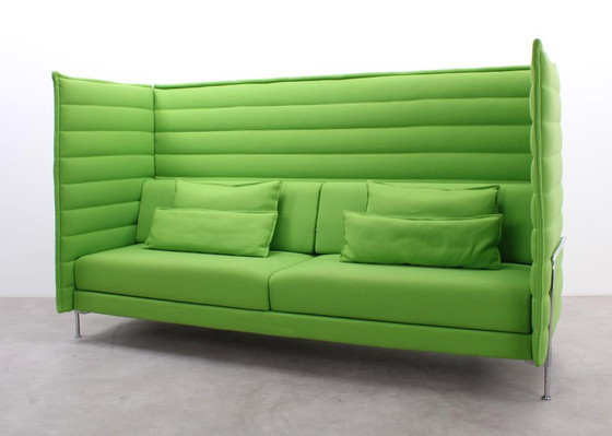 Image 1 of Vitra Alcove sofa green