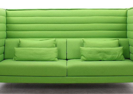 Image 1 of Vitra Alcove sofa green