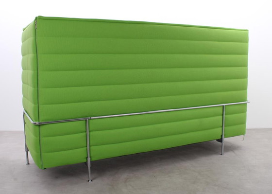 Image 1 of Vitra Alcove sofa green