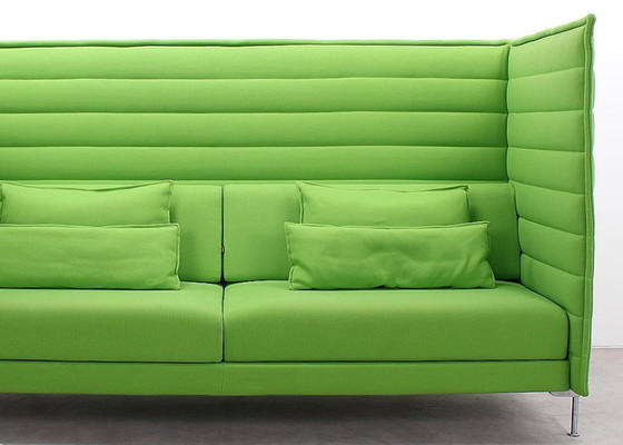 Image 1 of Vitra Alcove sofa green