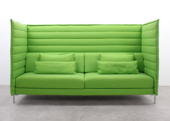 Image 1 of Vitra Alcove sofa green