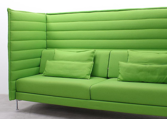 Image 1 of Vitra Alcove sofa green