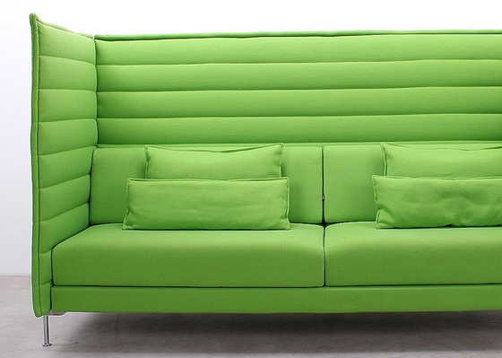 Image 1 of Vitra Alcove sofa green