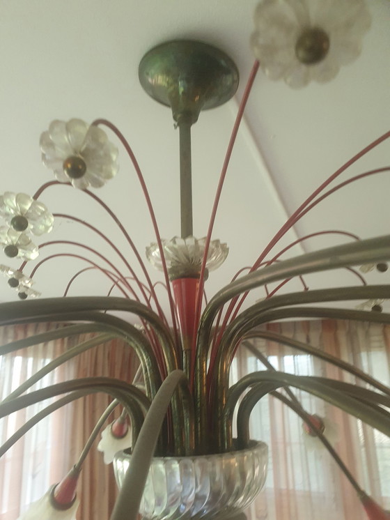 Image 1 of Large Design Vintage Pendant Lamp 1950s/60s