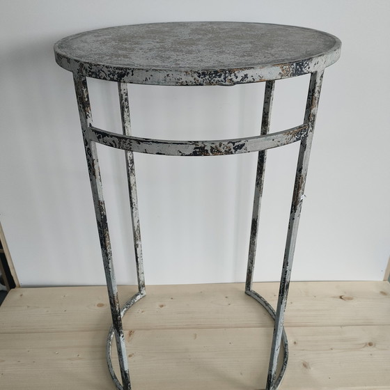 Image 1 of 3x Industrial Side Tables Plant Tables