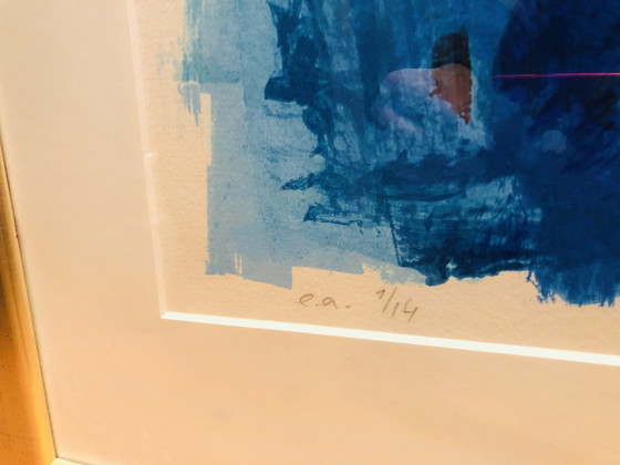 Image 1 of Hans Vanhorck - Blue Screen Print