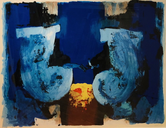 Image 1 of Hans Vanhorck - Blue Screen Print