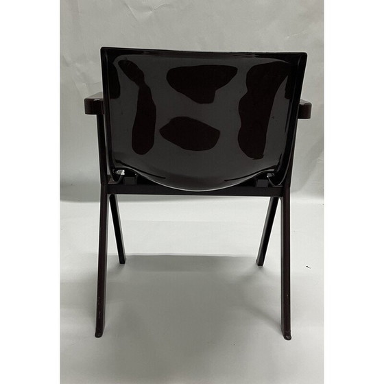 Image 1 of Vintage brown armchair by Ettore Sottsass for Olivetti Synthesis, 1970s