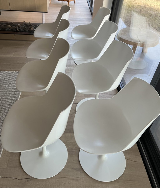 8X Flow Mdf Italia Chairs