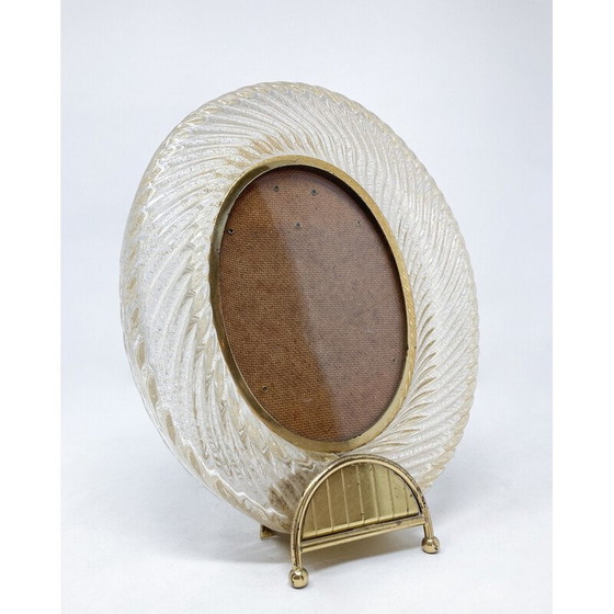 Image 1 of Vintage hand-blown Murano glass frame