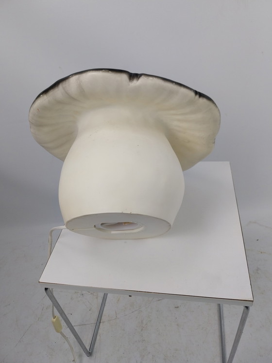 Image 1 of 1 x Heico Germany. 1980s black mushroom lamp