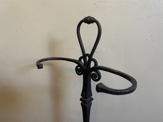 Image 1 of Umbrella Stand Umbrella Stand French Hand Forged