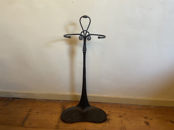 Image 1 of Umbrella Stand Umbrella Stand French Hand Forged